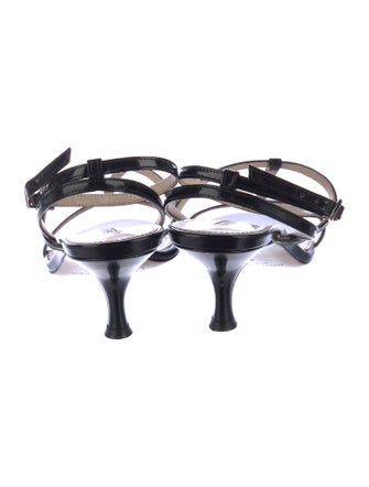 Emilia Wickstead Patent Leather Sandals