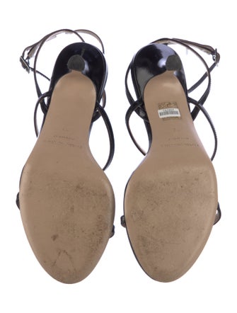 Emilia Wickstead Patent Leather Sandals