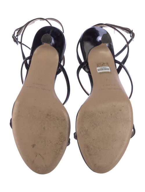 Emilia Wickstead Patent Leather Sandals