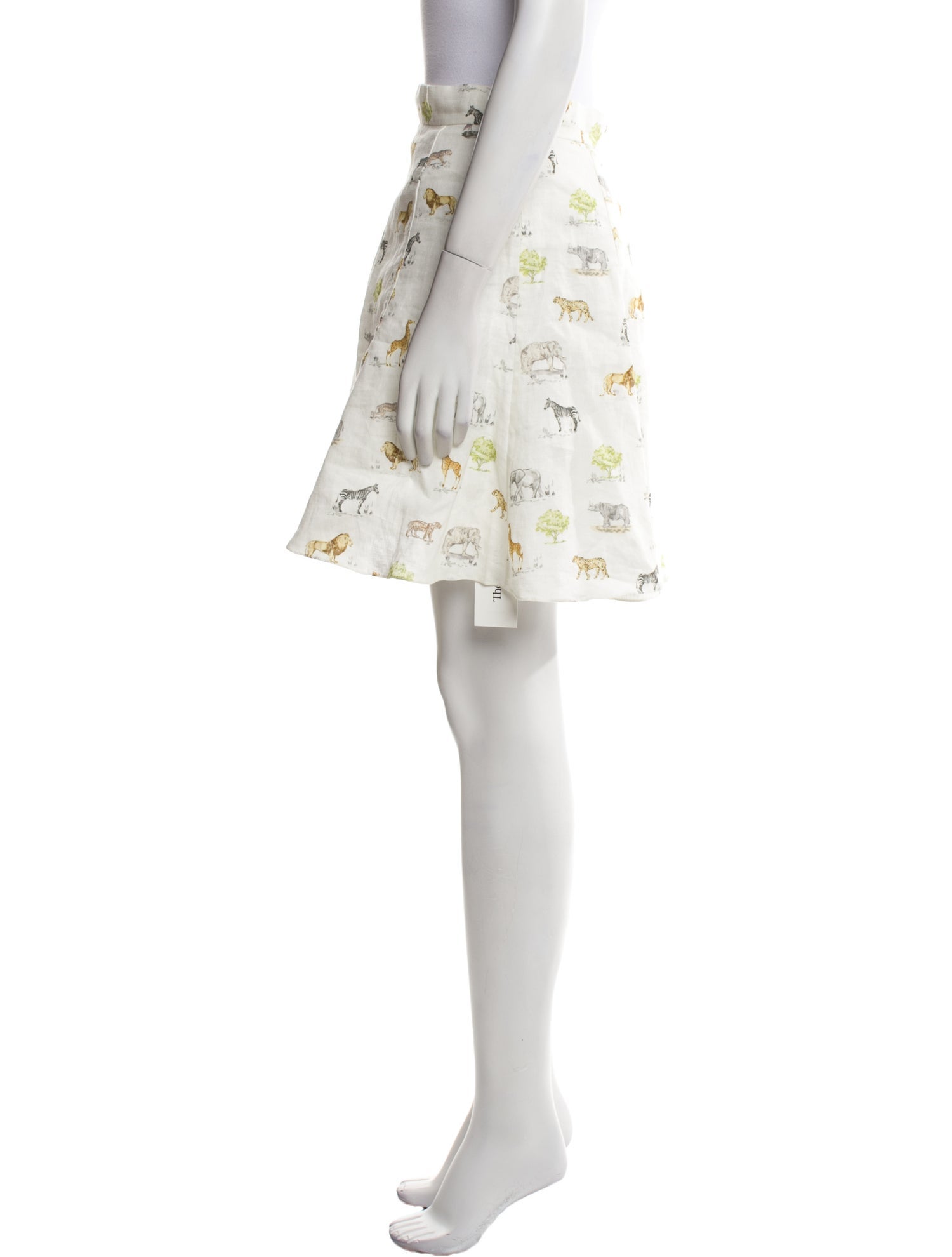 Emilia Wickstead Linen Mini Skirt