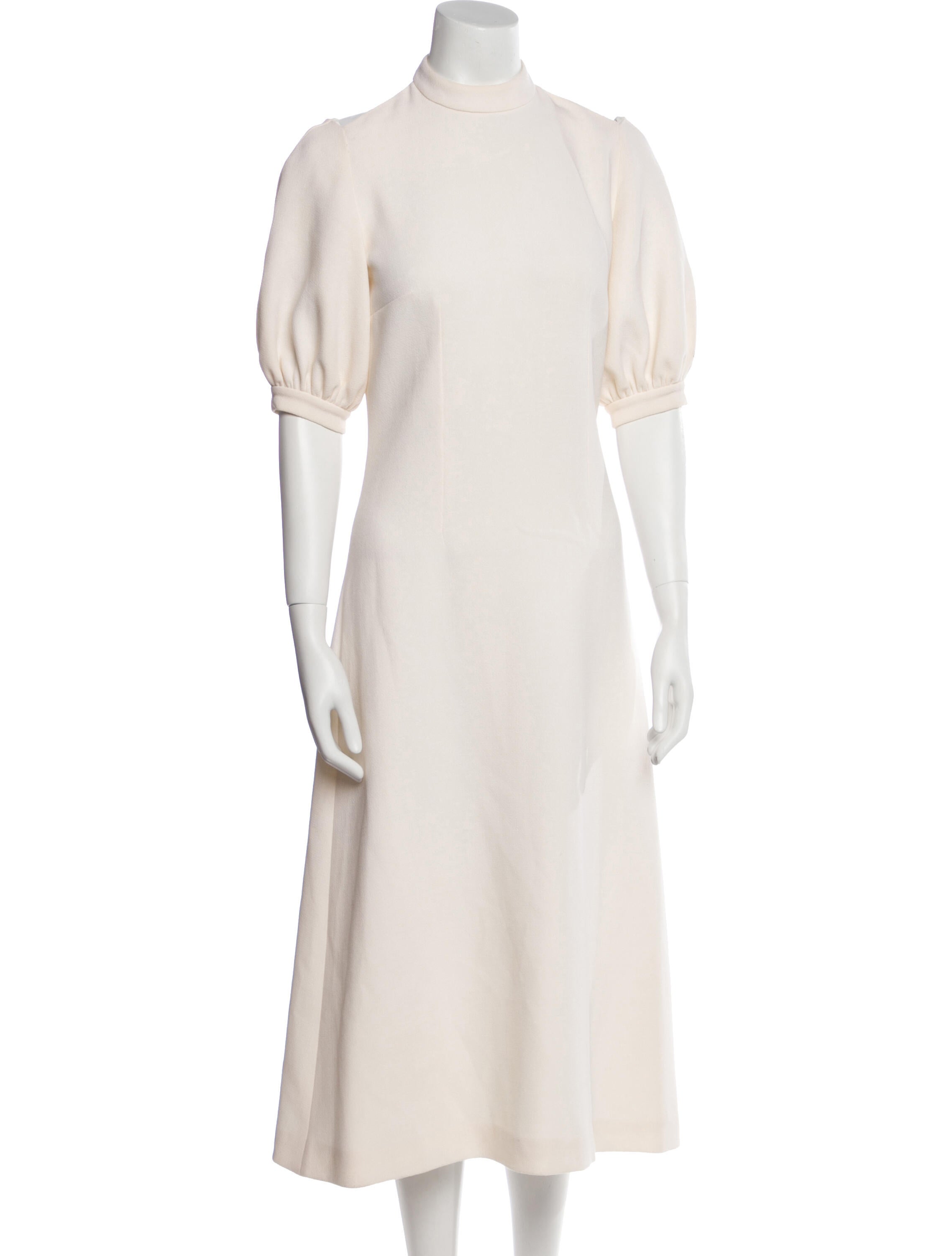 Emilia Wickstead Mock Neck Long Dress