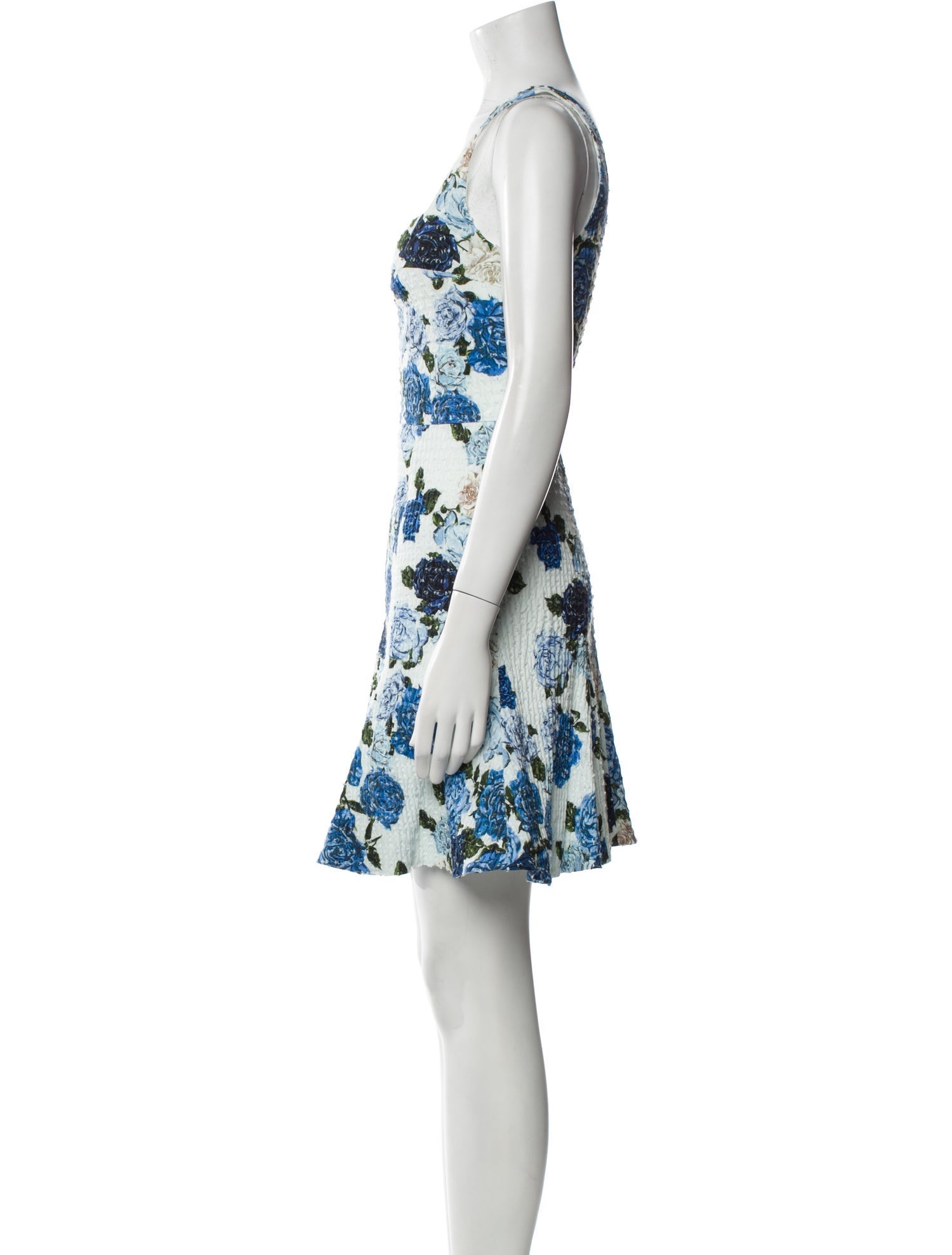 Emilia Wickstead Floral Print Mini Dress