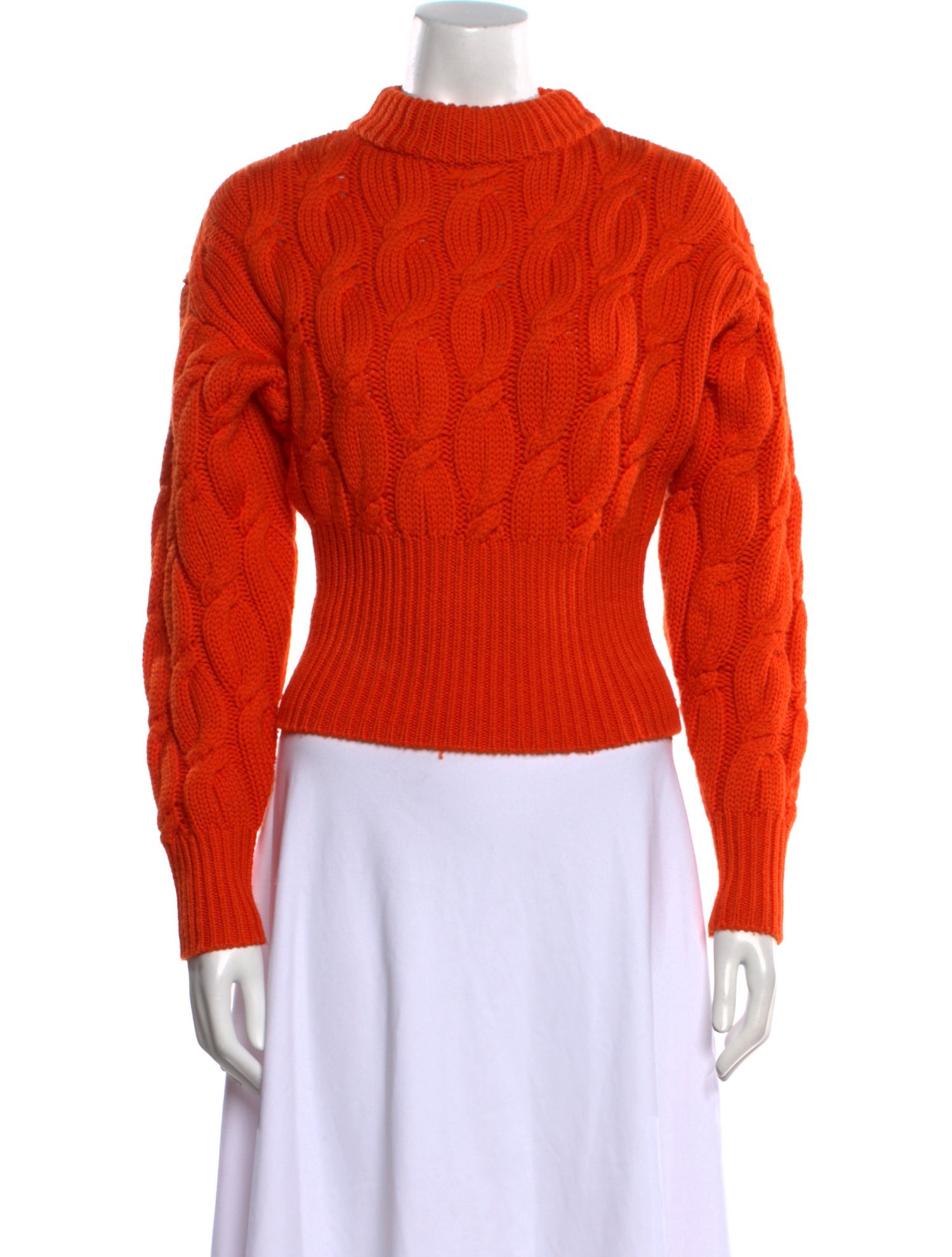 Emilia Wickstead Wool Mock Neck Sweater
