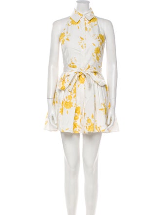 Emilia Wickstead Floral Print Mini Dress