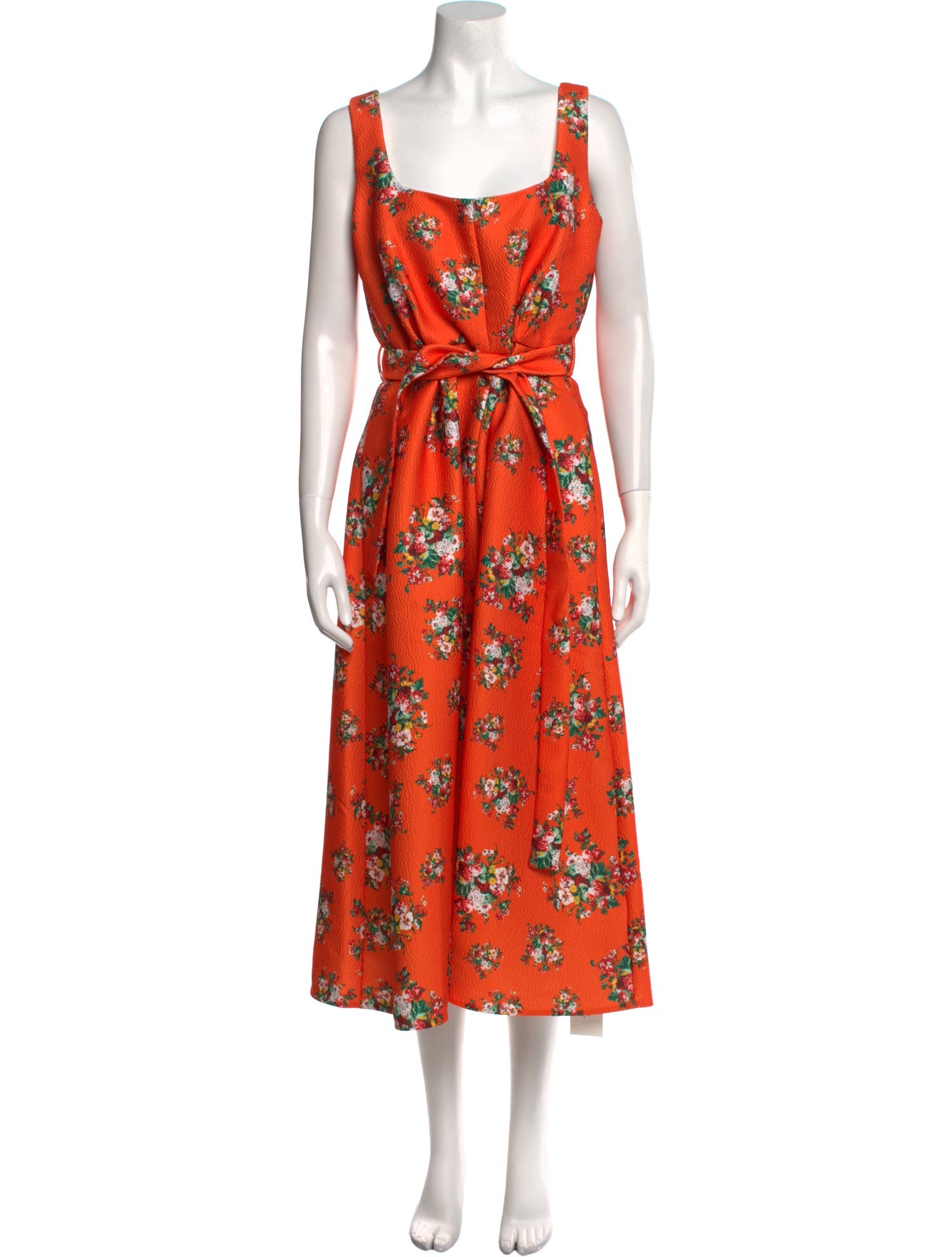 Emilia Wickstead Floral Print Long Dress