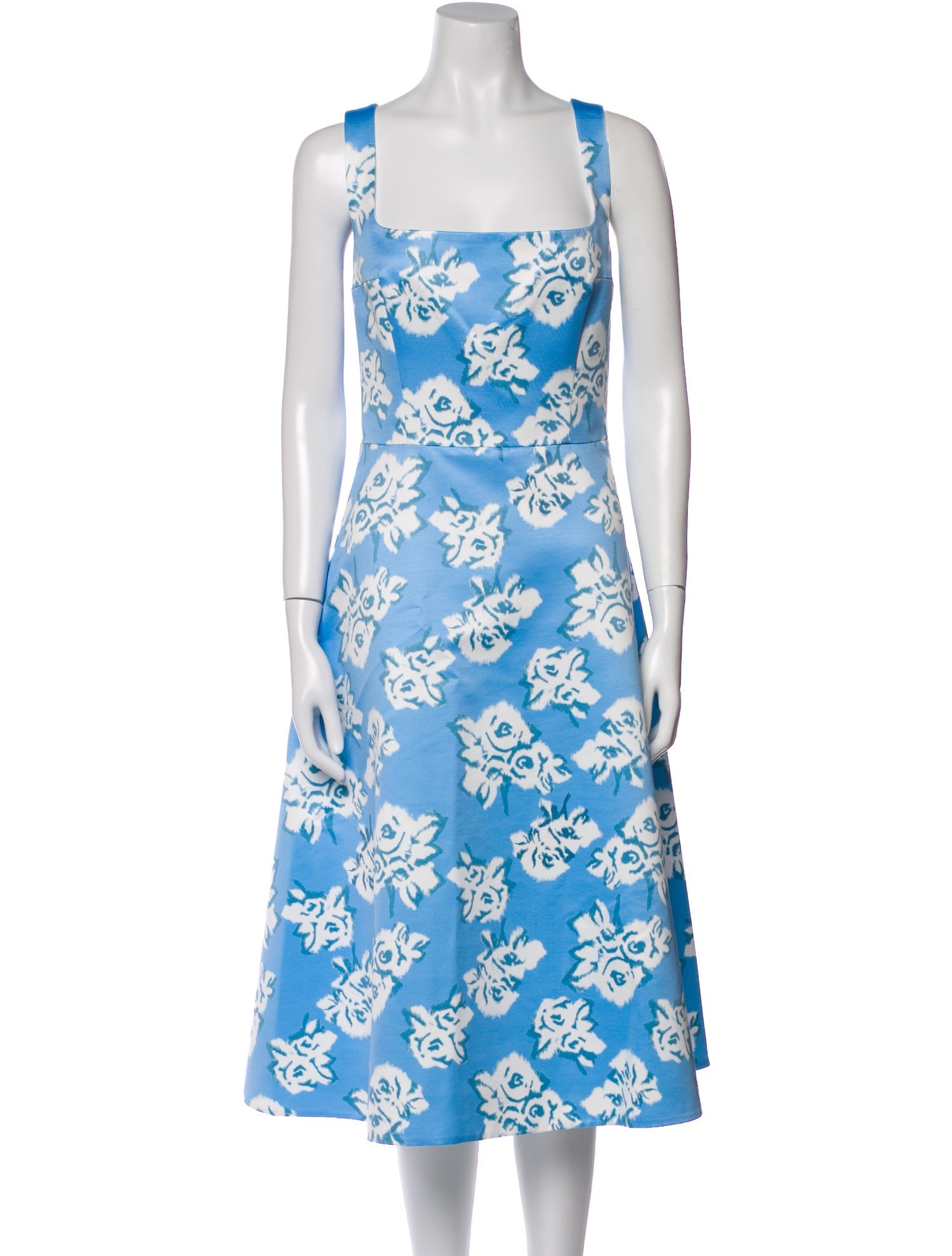 Emilia Wickstead Floral Print Midi Length Dress