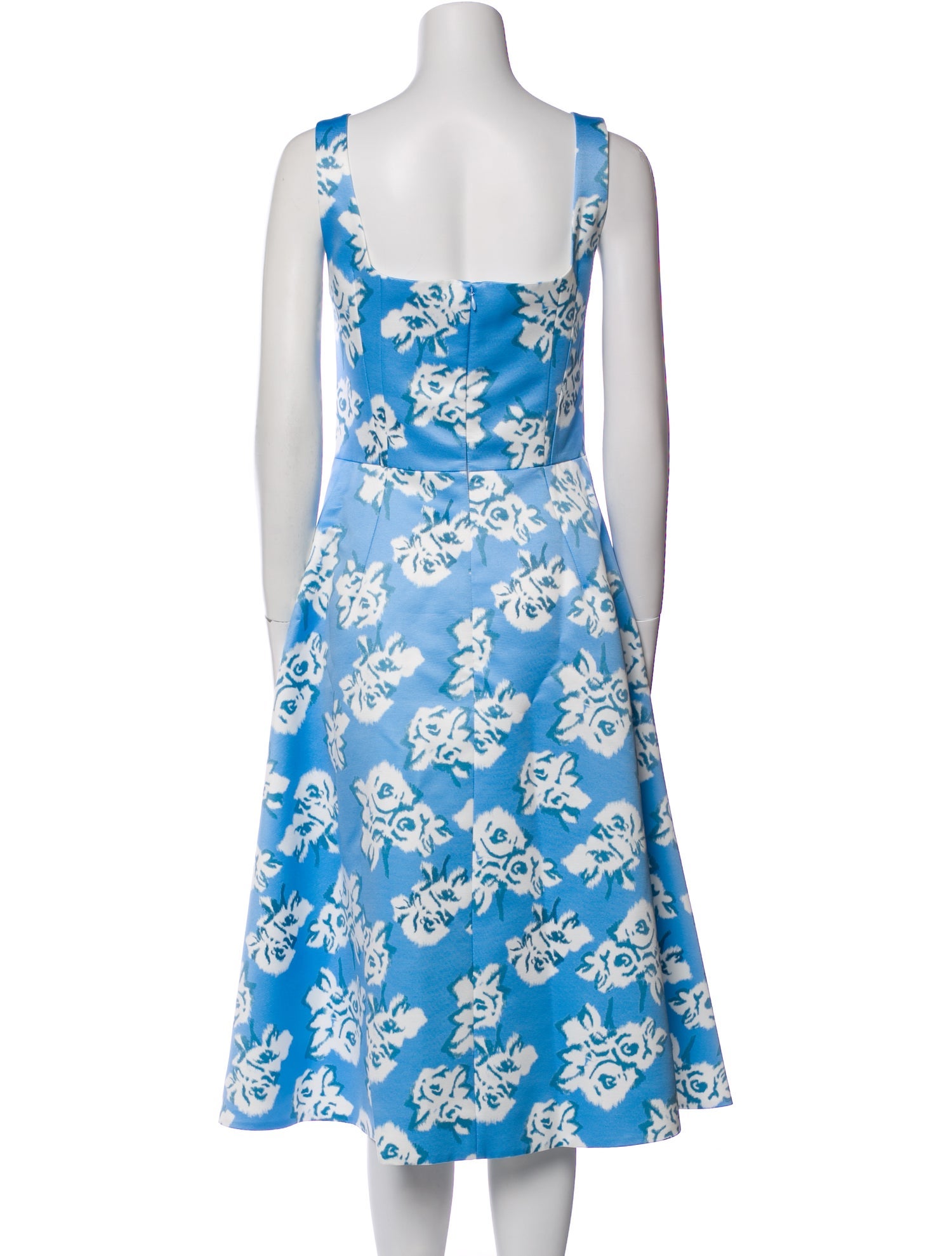 Emilia Wickstead Floral Print Midi Length Dress