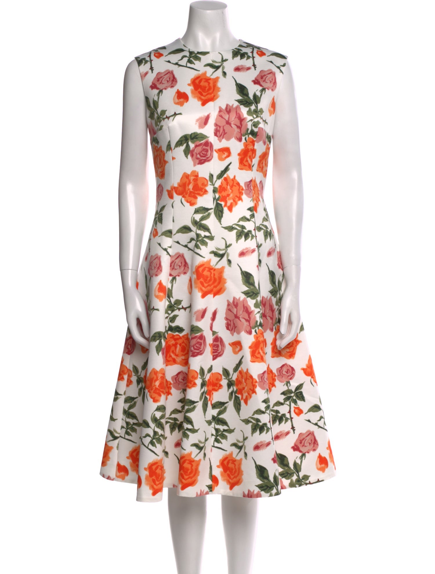 Emilia Wickstead Silk Midi Length Dress