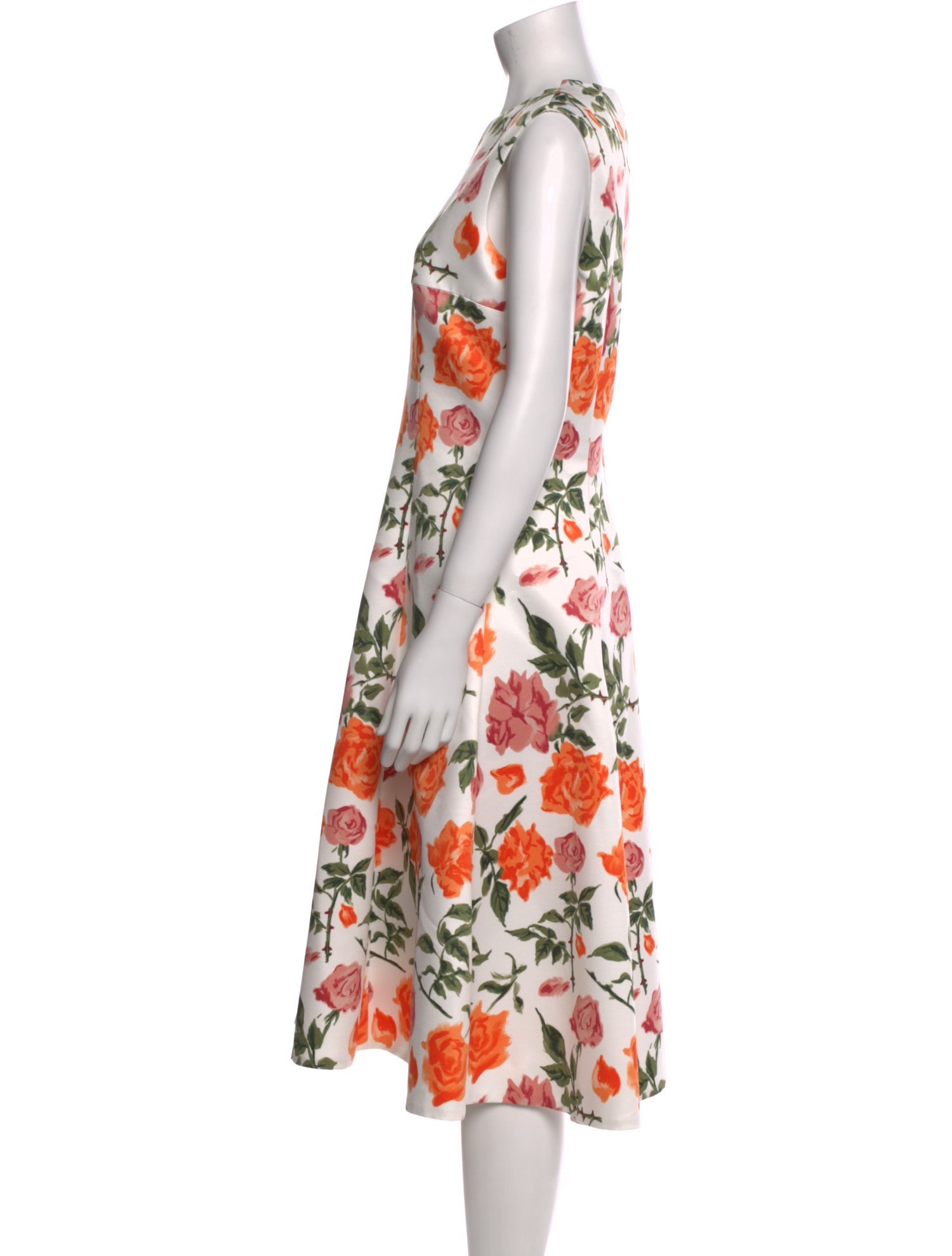 Emilia Wickstead Silk Midi Length Dress