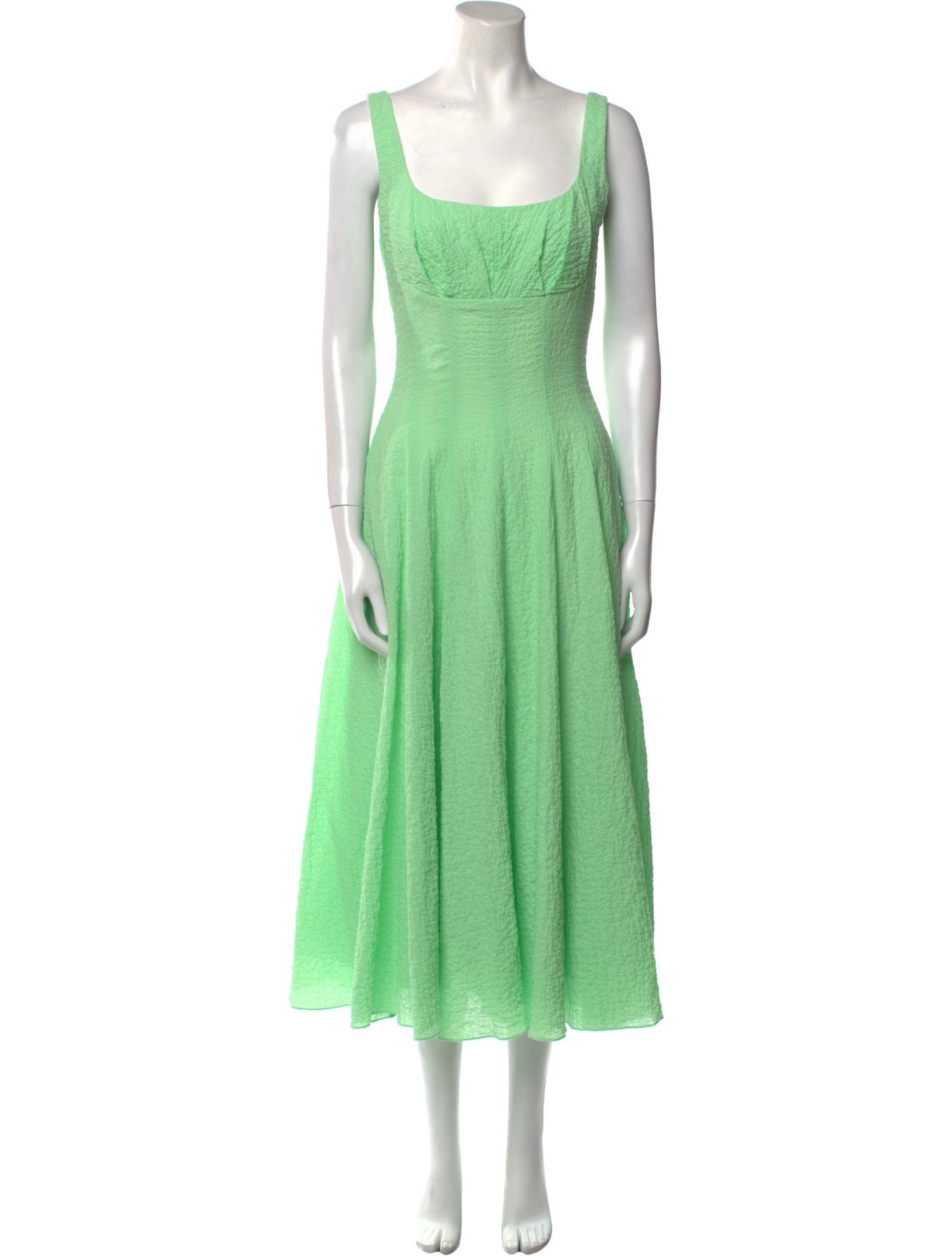 Emilia Wickstead Square Neckline Long Dress