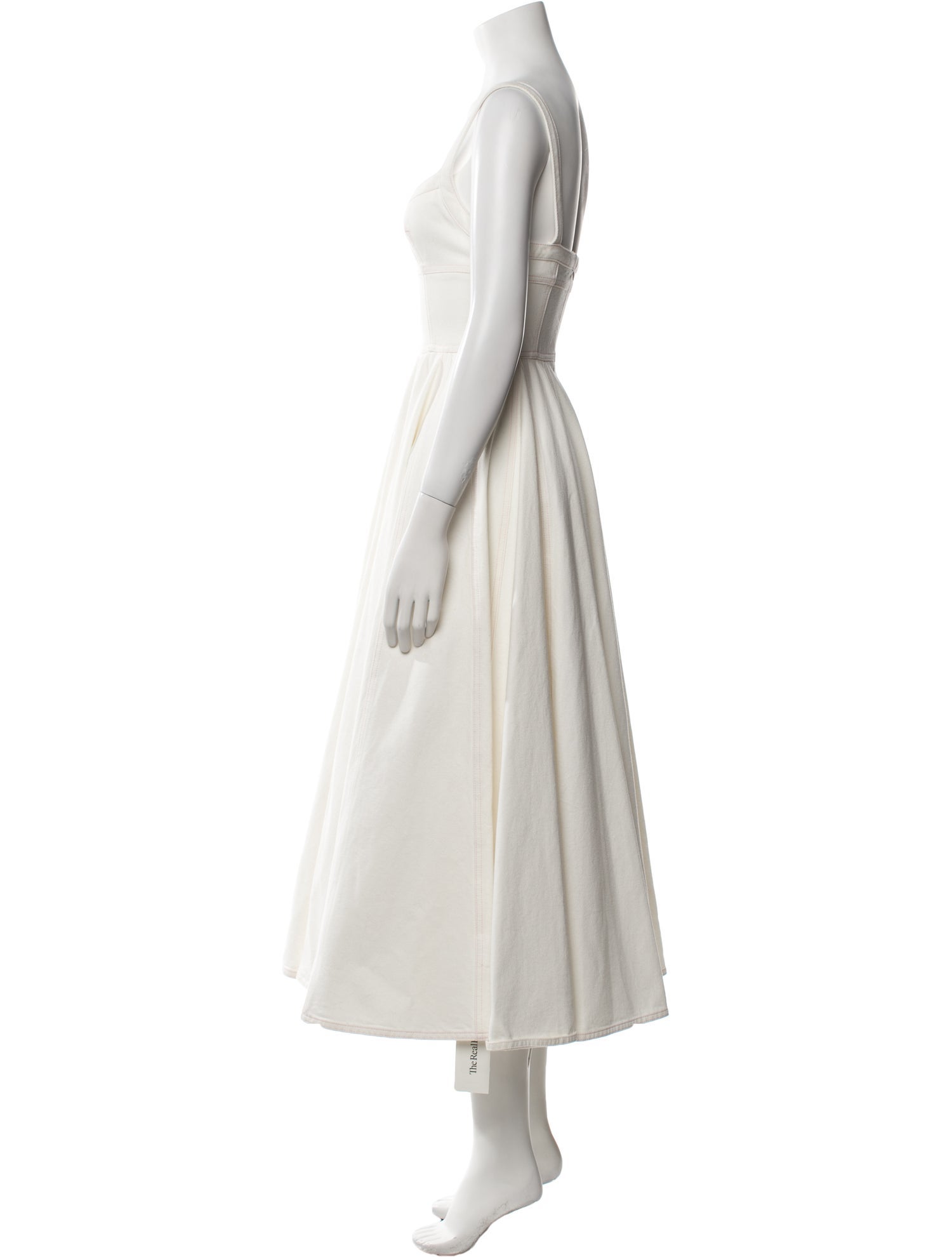 Emilia Wickstead Square Neckline Long Dress
