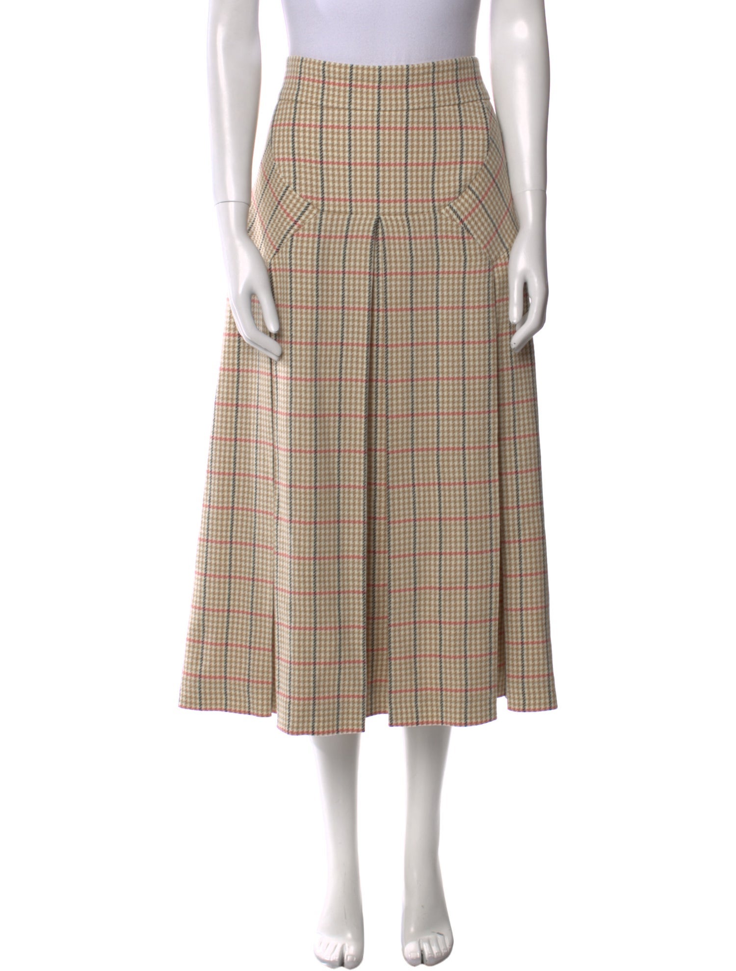 Emilia Wickstead Wool Midi Length Skirt