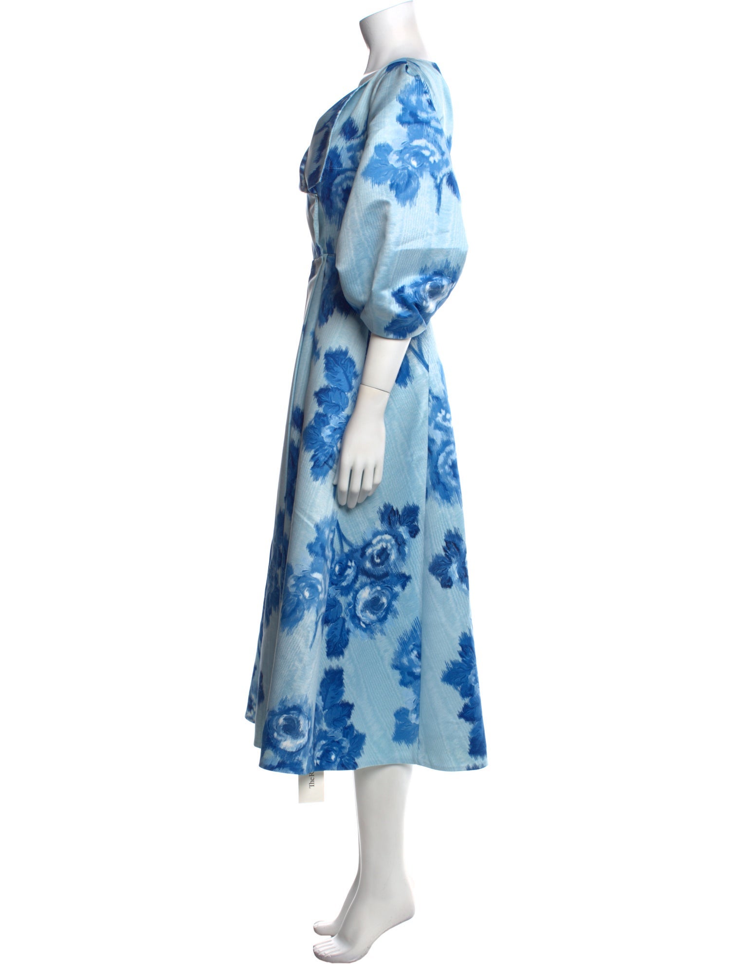 Emilia Wickstead Floral Print Midi Length Dress