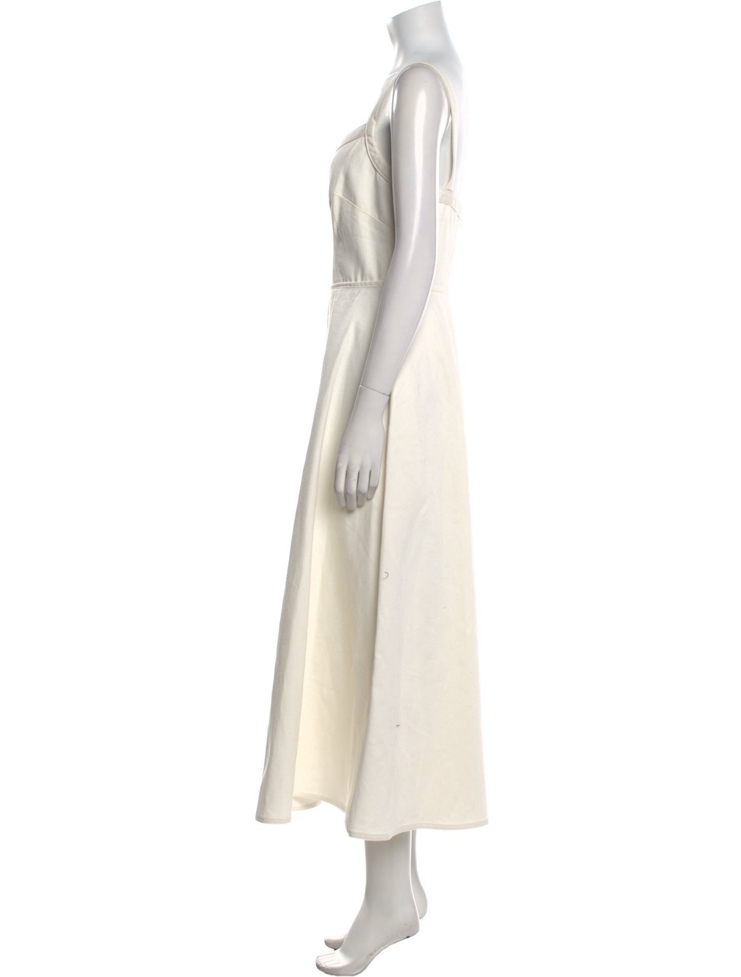 Emilia Wickstead Square Neckline Long Dress