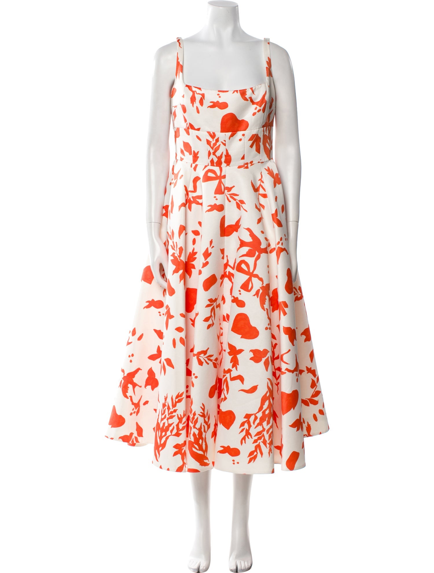 Emilia Wickstead Floral Print Long Dress