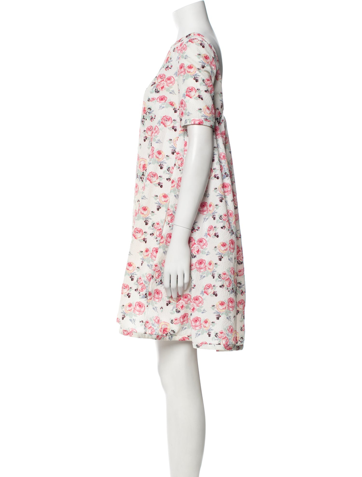 Emilia Wickstead Floral Print Mini Dress