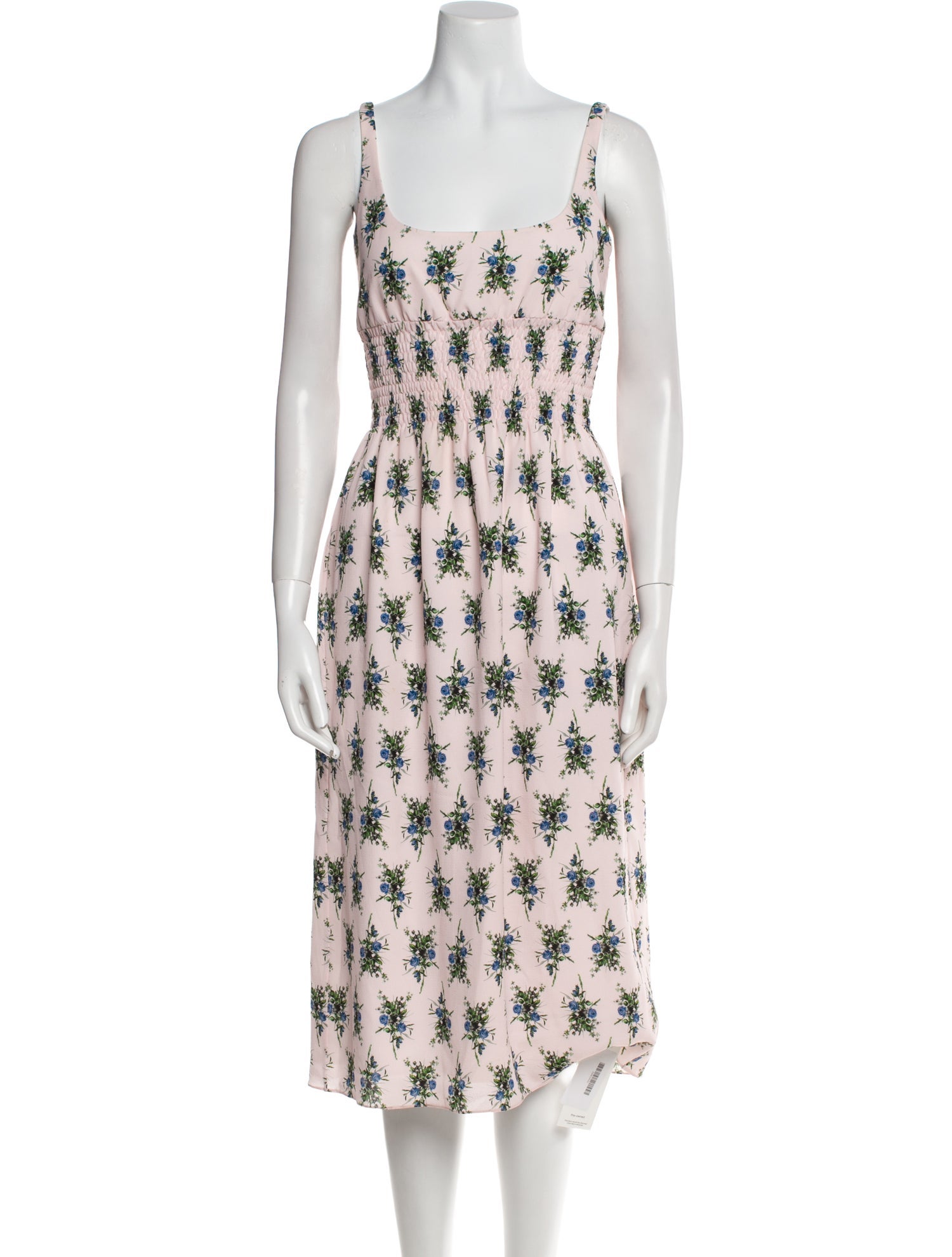 Emilia Wickstead Floral Print Midi Length Dress