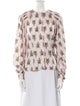 Emilia Wickstead Floral Print Crew Neck Blouse