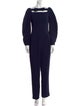 Emilia Wickstead Bateau Neckline Jumpsuit