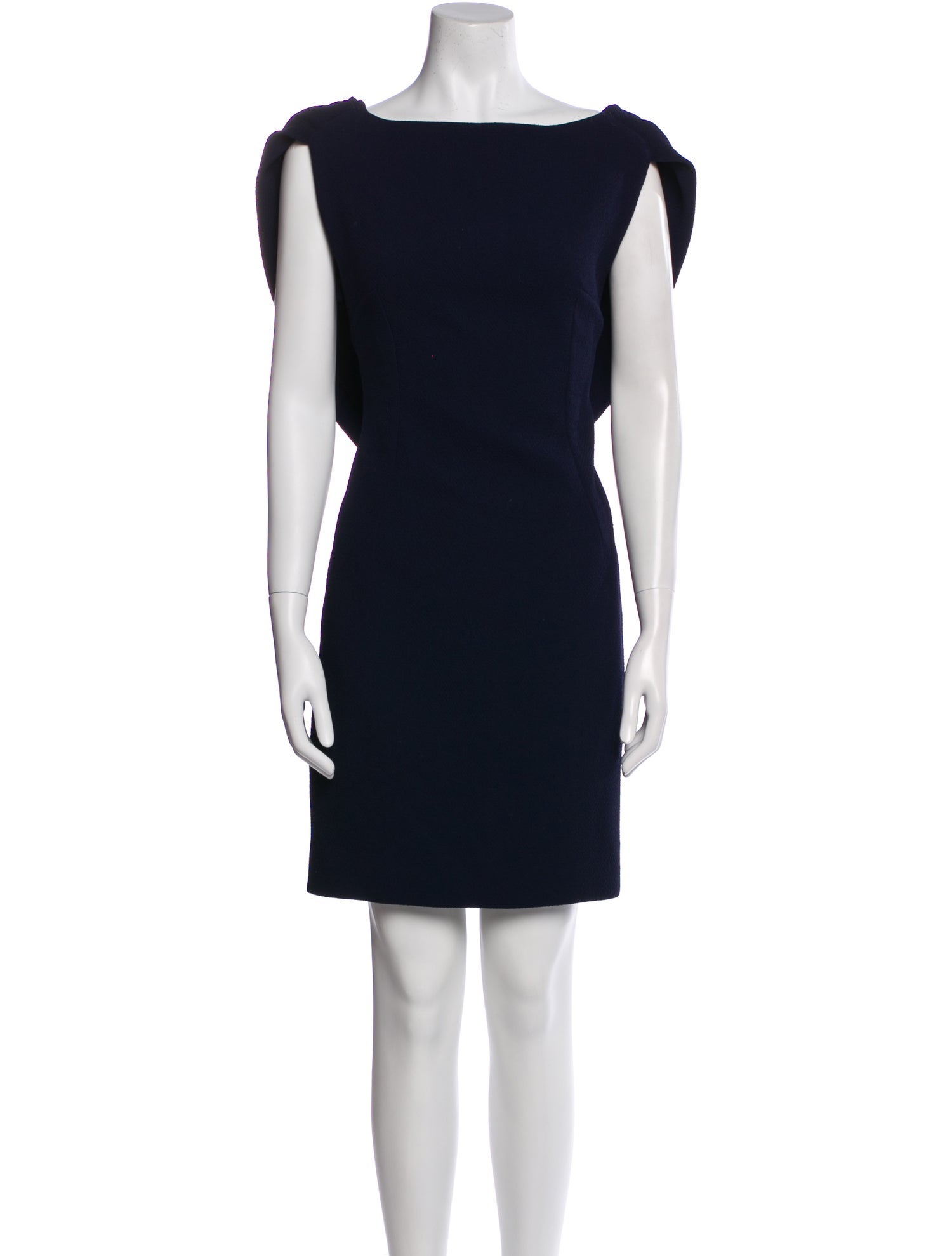 Emilia Wickstead Bateau Neckline Mini Dress