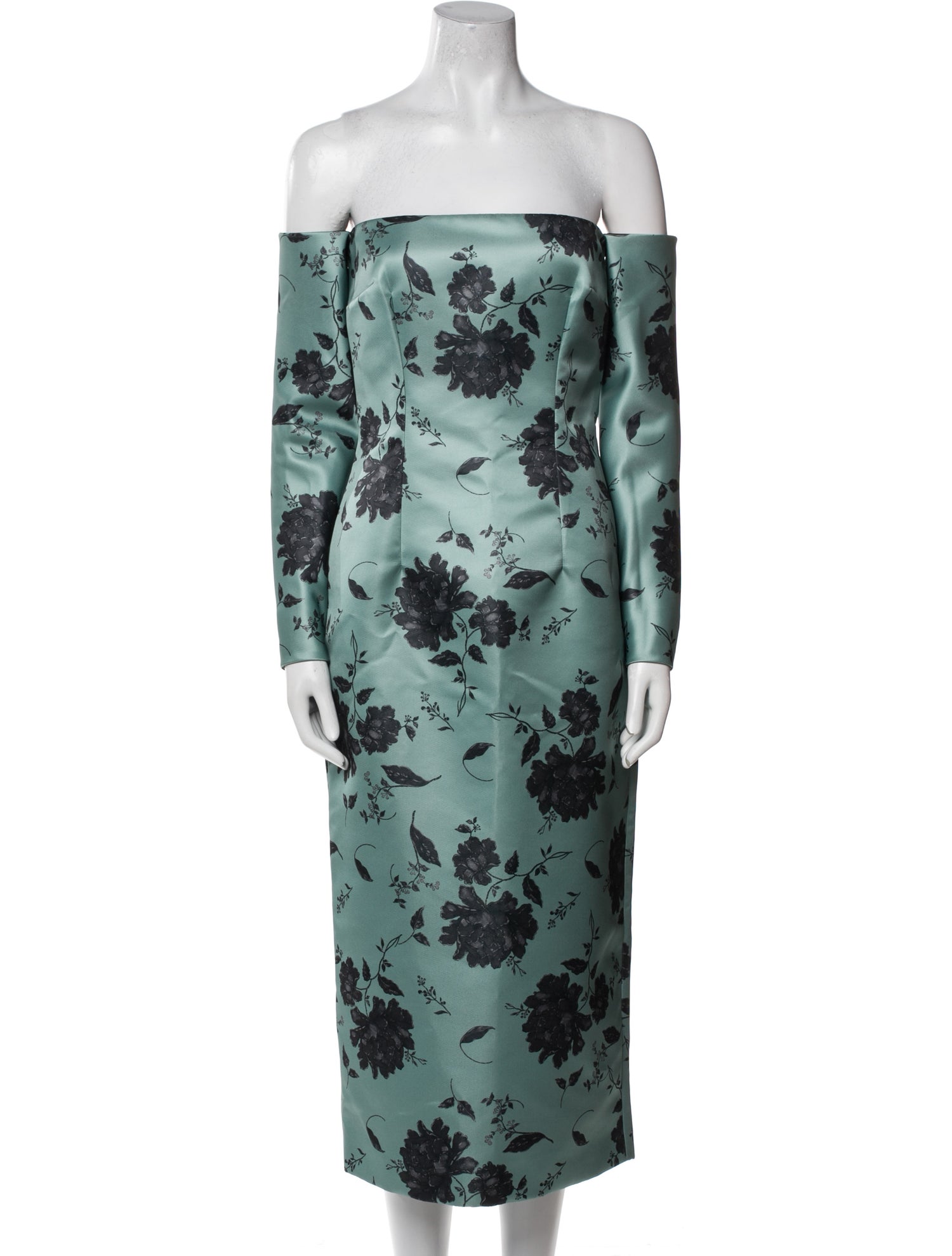 Emilia Wickstead Floral Print Midi Length Dress w/ Tags