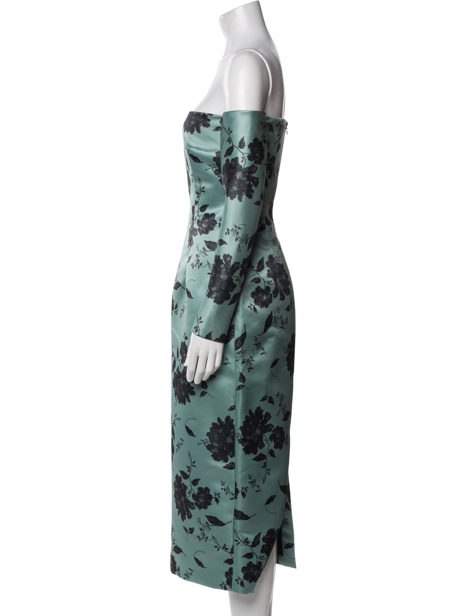 Emilia Wickstead Floral Print Midi Length Dress w/ Tags