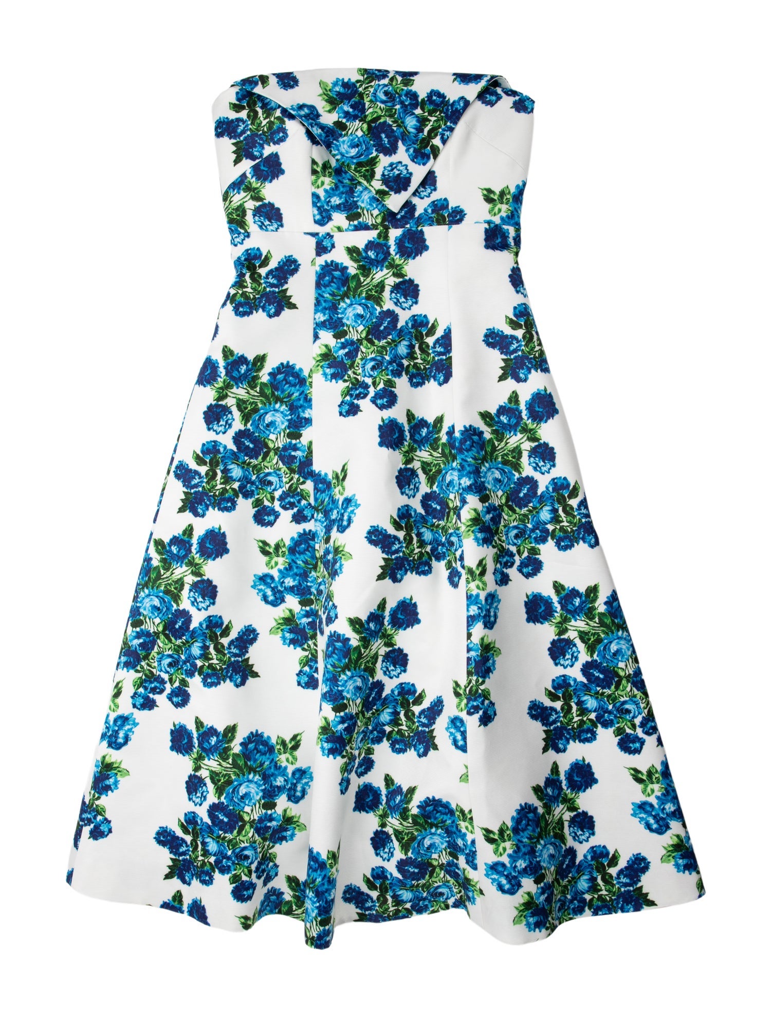 Emilia Wickstead Floral Print Knee-Length Dress