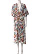 Emilia Wickstead Floral Print Long Dress