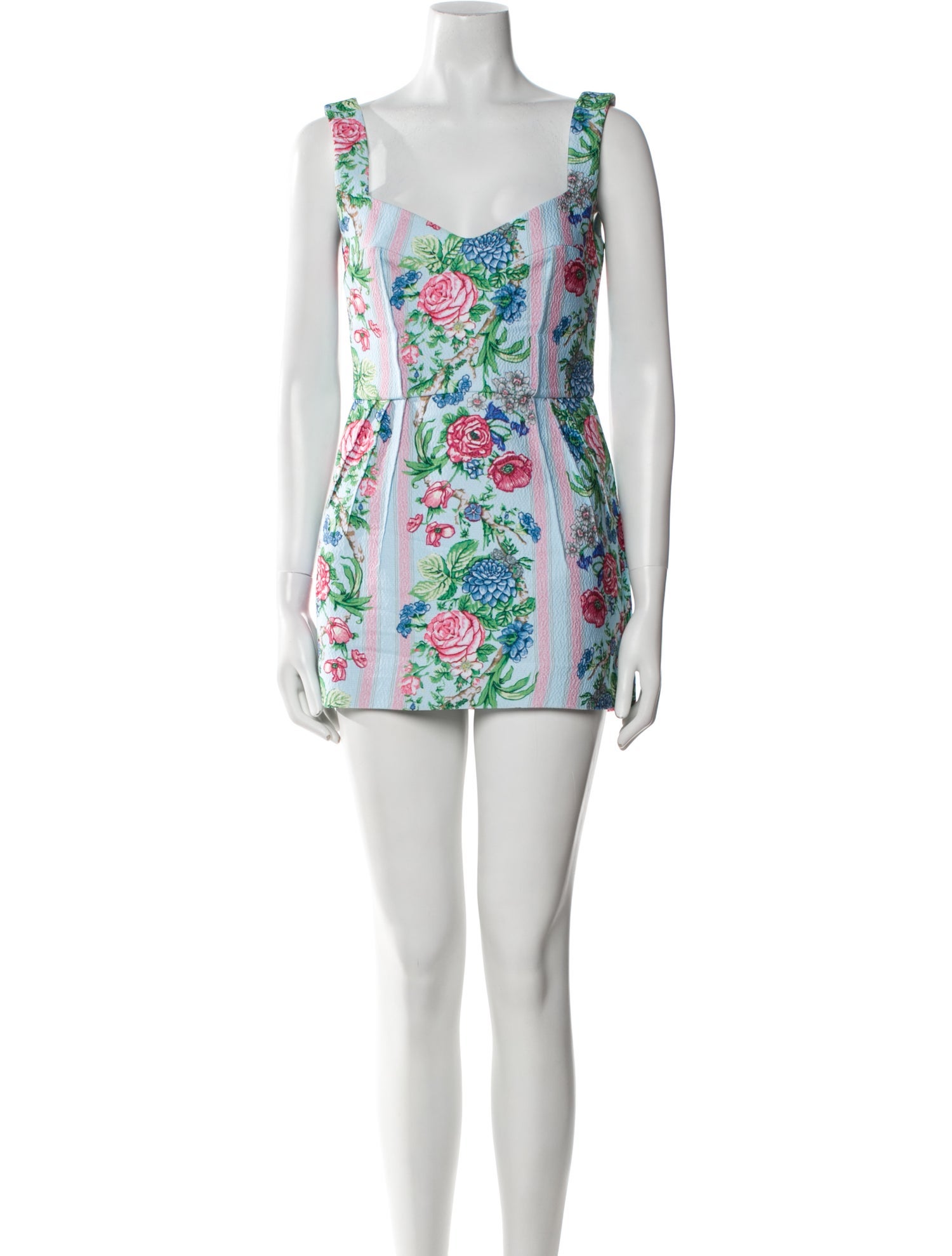 Emilia Wickstead Floral Print Mini Dress