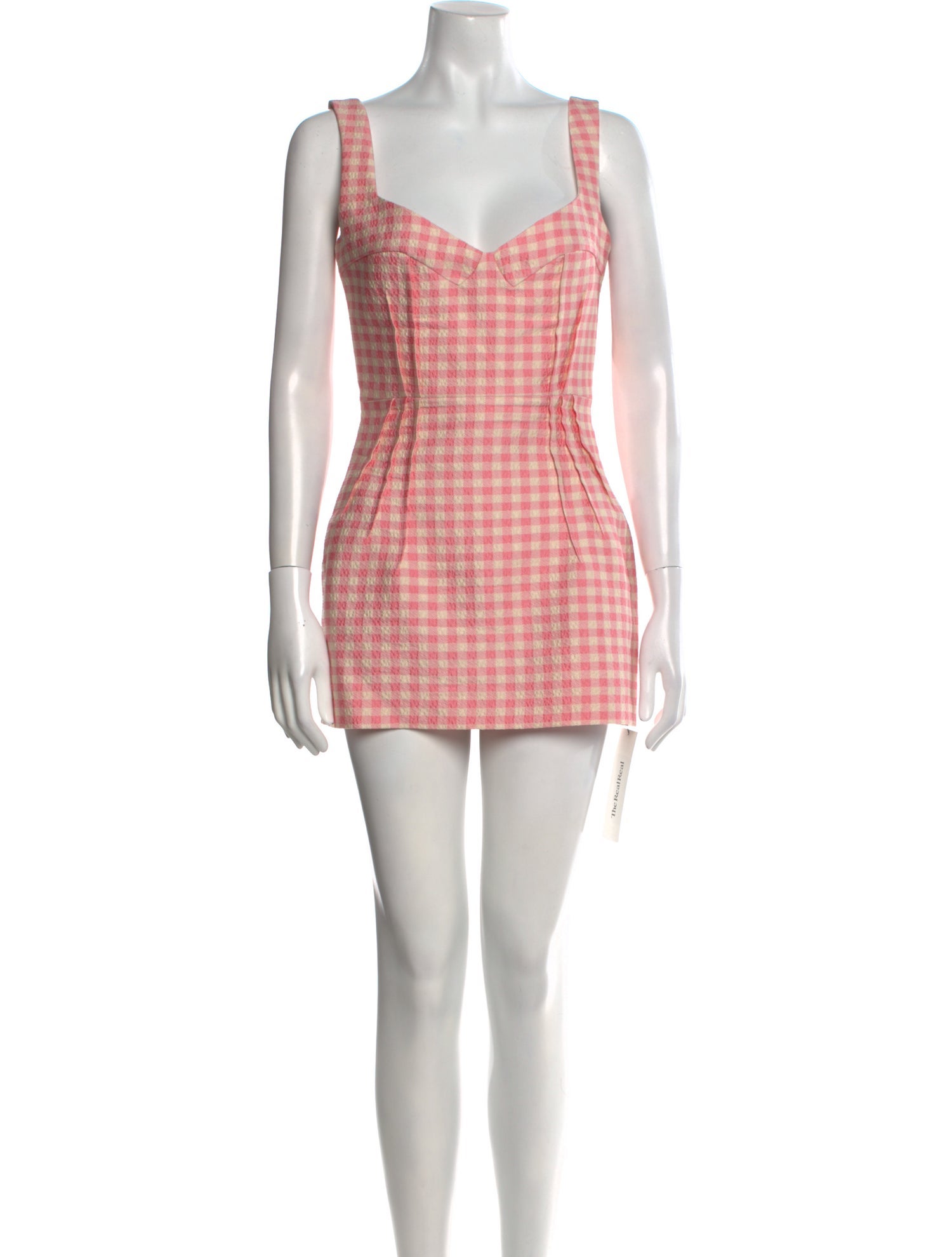 Emilia Wickstead Plaid Print Mini Dress