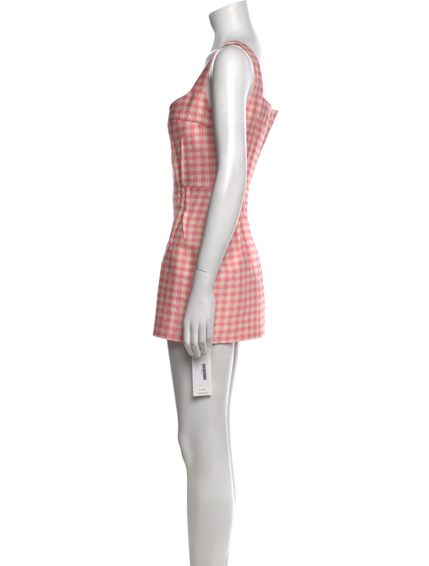 Emilia Wickstead Plaid Print Mini Dress