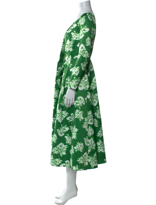 Emilia Wickstead Floral Print Midi Length Dress