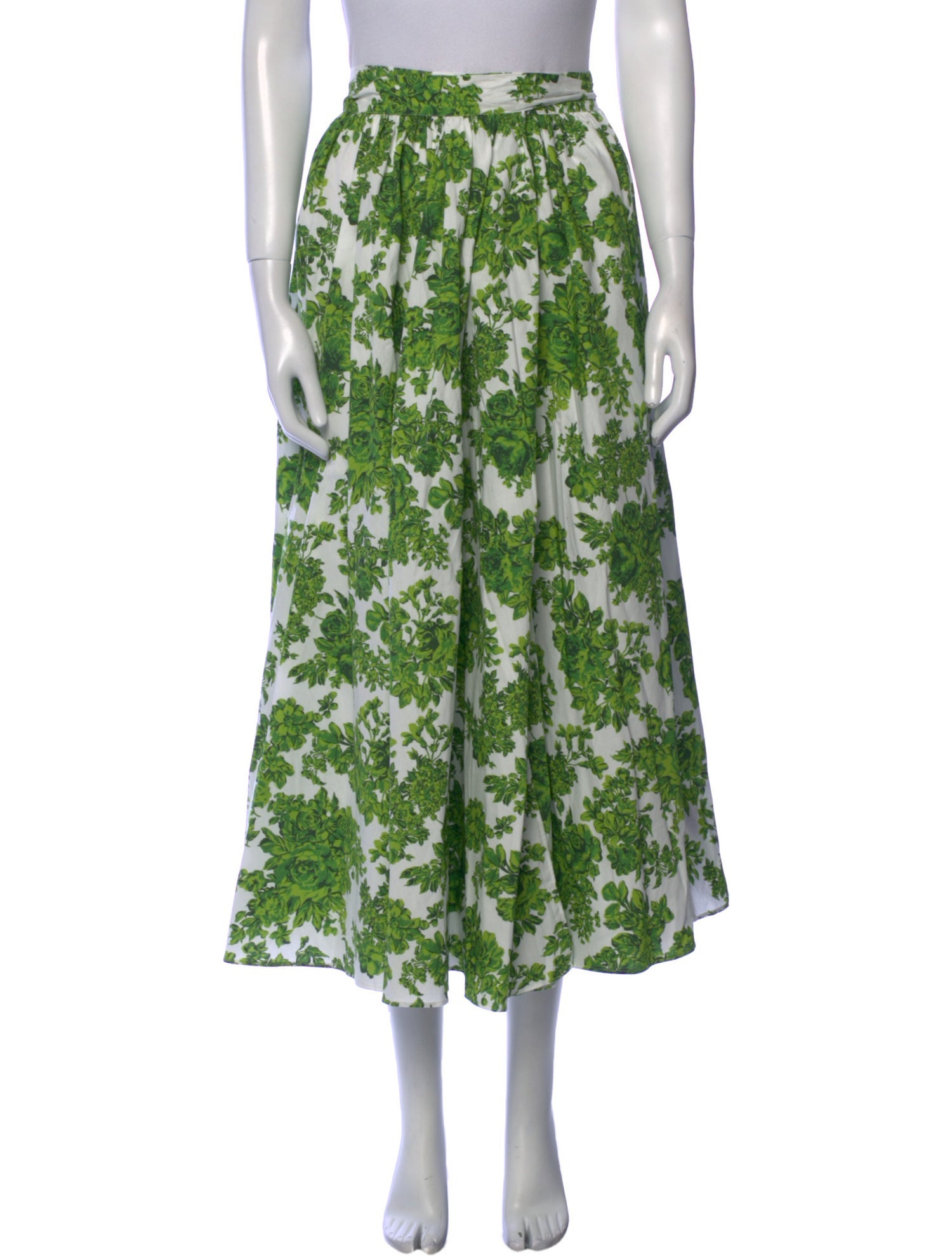 Emilia Wickstead Floral Print Midi Length Skirt w/ Tags