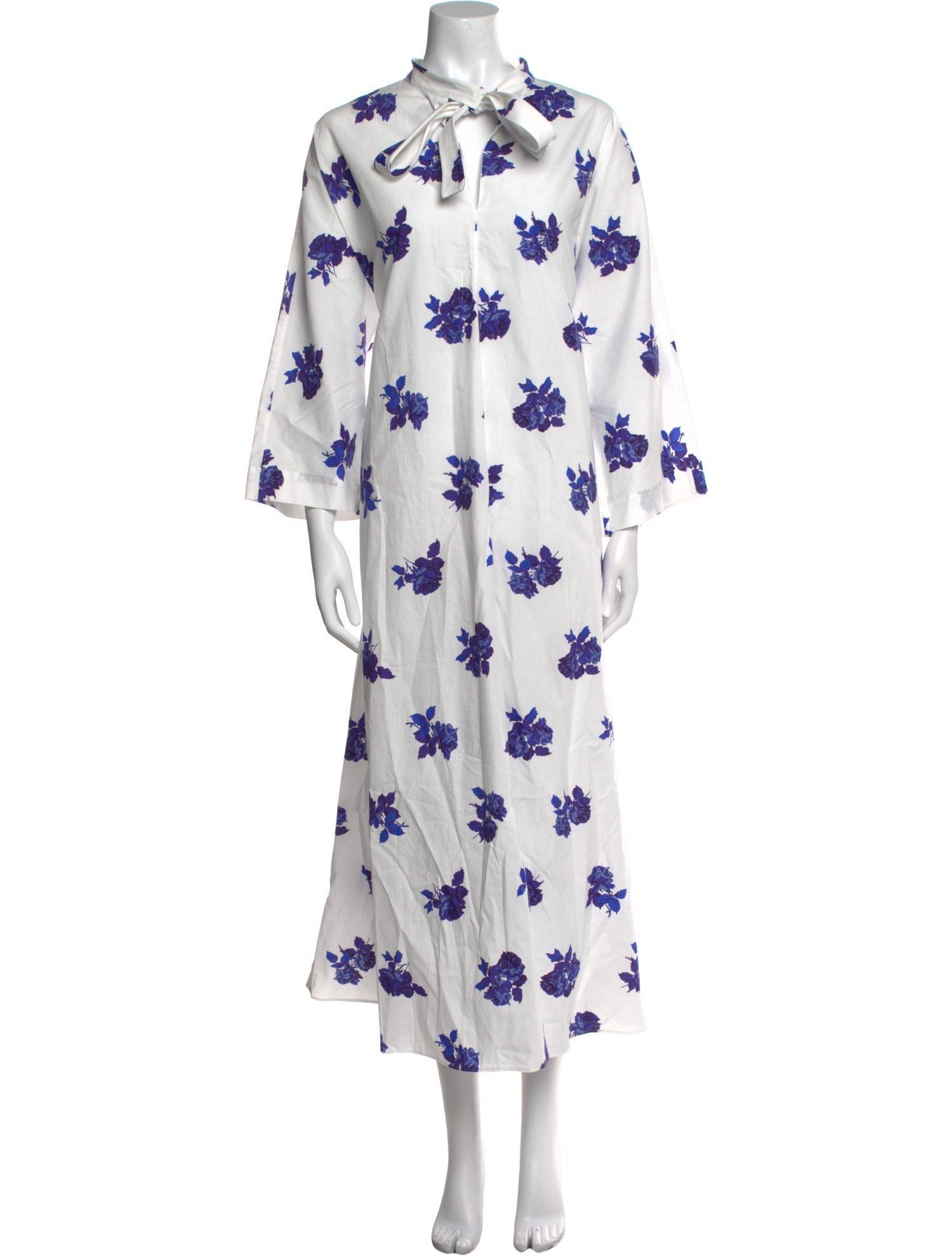 Emilia Wickstead Floral Print Long Dress