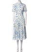 Emilia Wickstead Floral Print Midi Length Dress