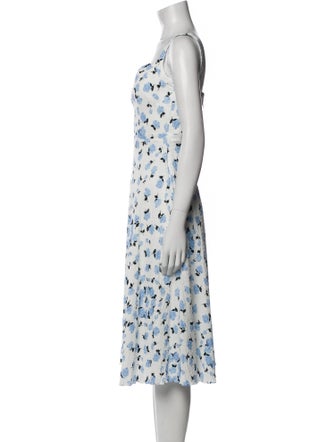 Emilia Wickstead Floral Print Midi Length Dress