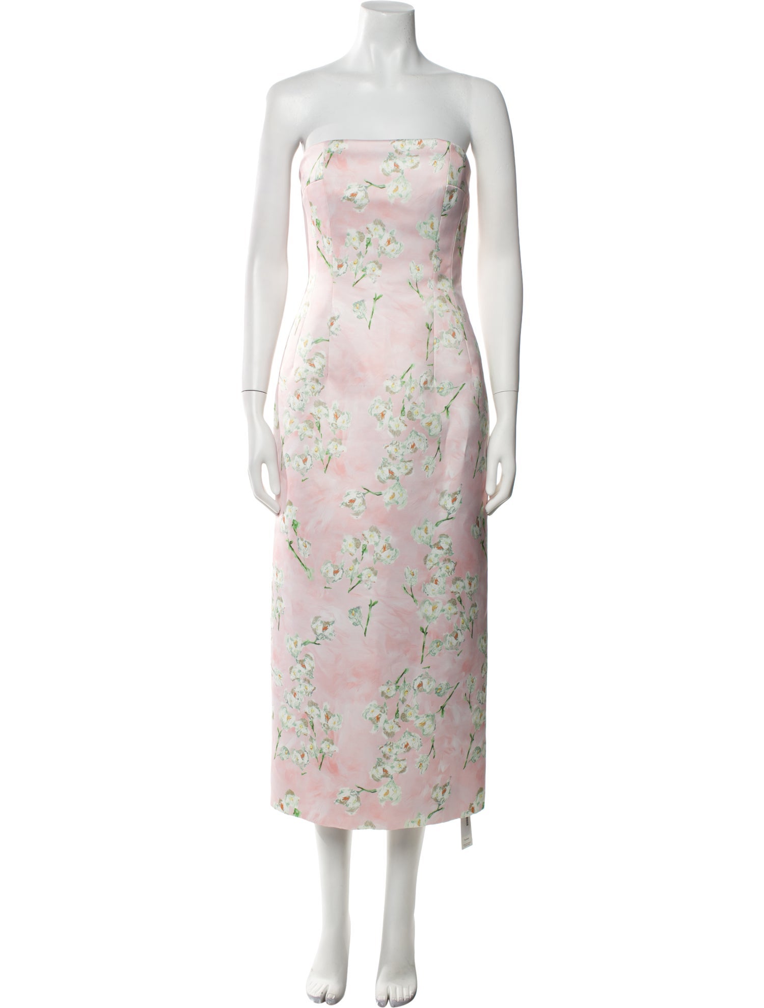 Emilia Wickstead Floral Print Midi Length Dress w/ Tags