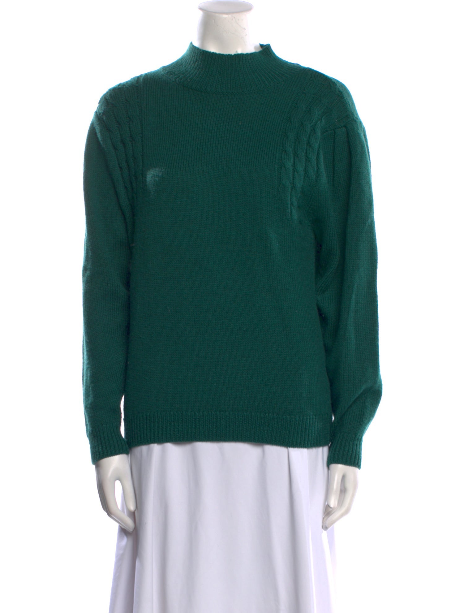 Emilia Wickstead Wool Mock Neck Sweater