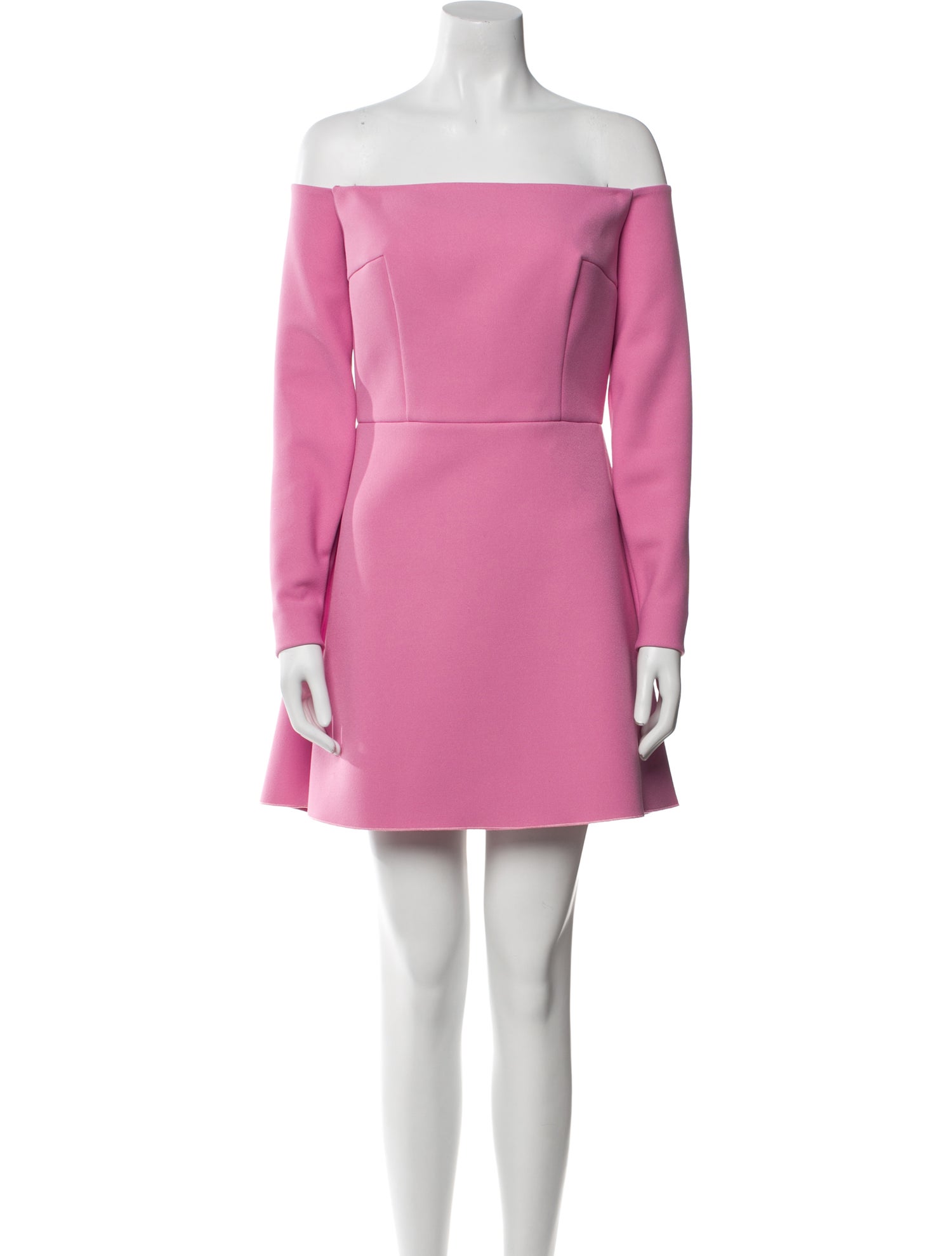 Emilia Wickstead Off-The-Shoulder Mini Dress