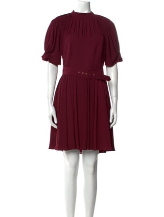 Emilia Wickstead Crew Neck Mini Dress