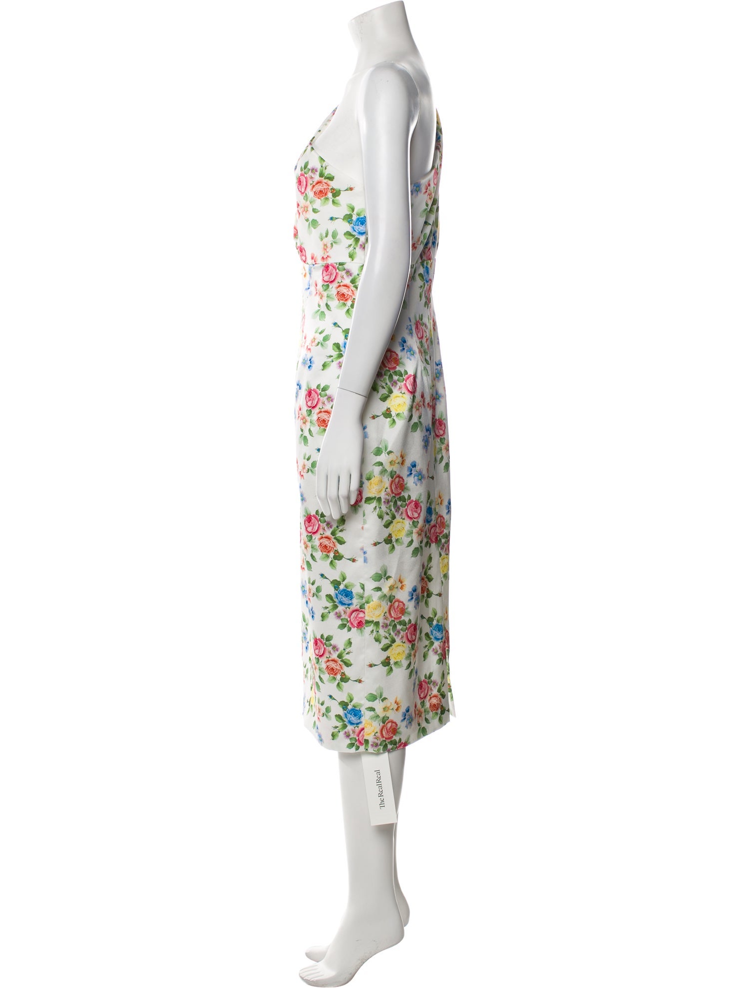 Emilia Wickstead Floral Print Midi Length Dress