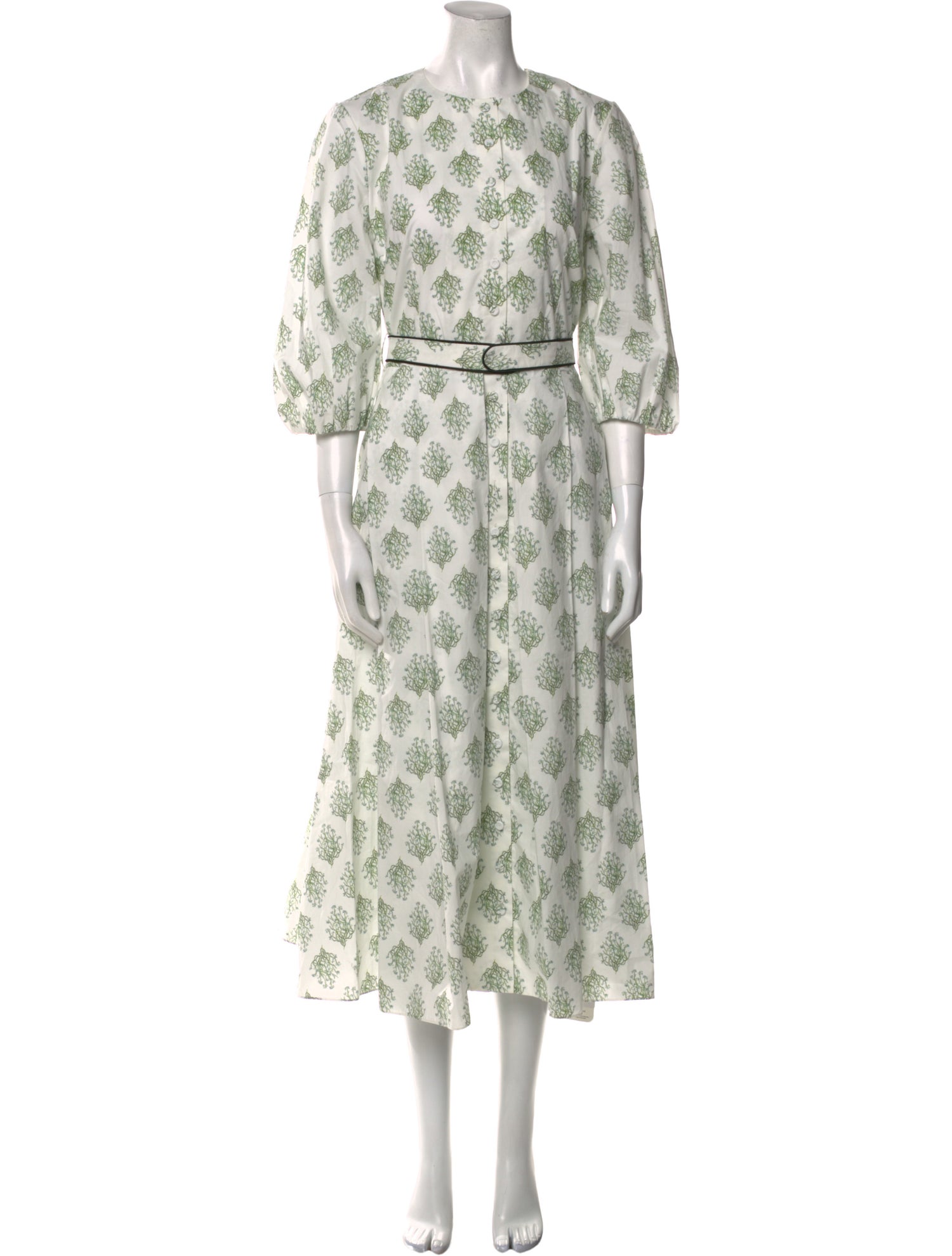 Emilia Wickstead Floral Print Long Dress