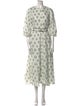 Emilia Wickstead Floral Print Long Dress