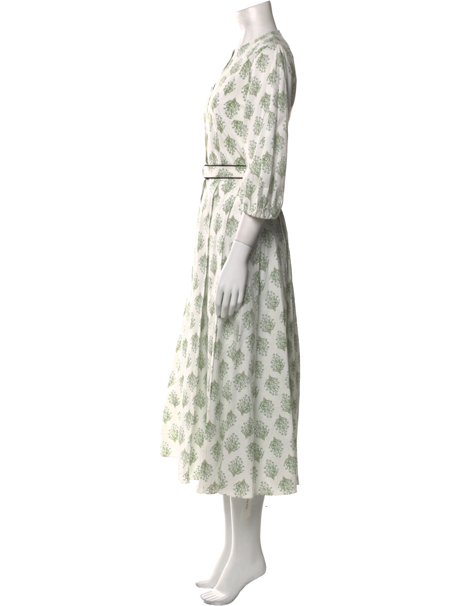 Emilia Wickstead Floral Print Long Dress