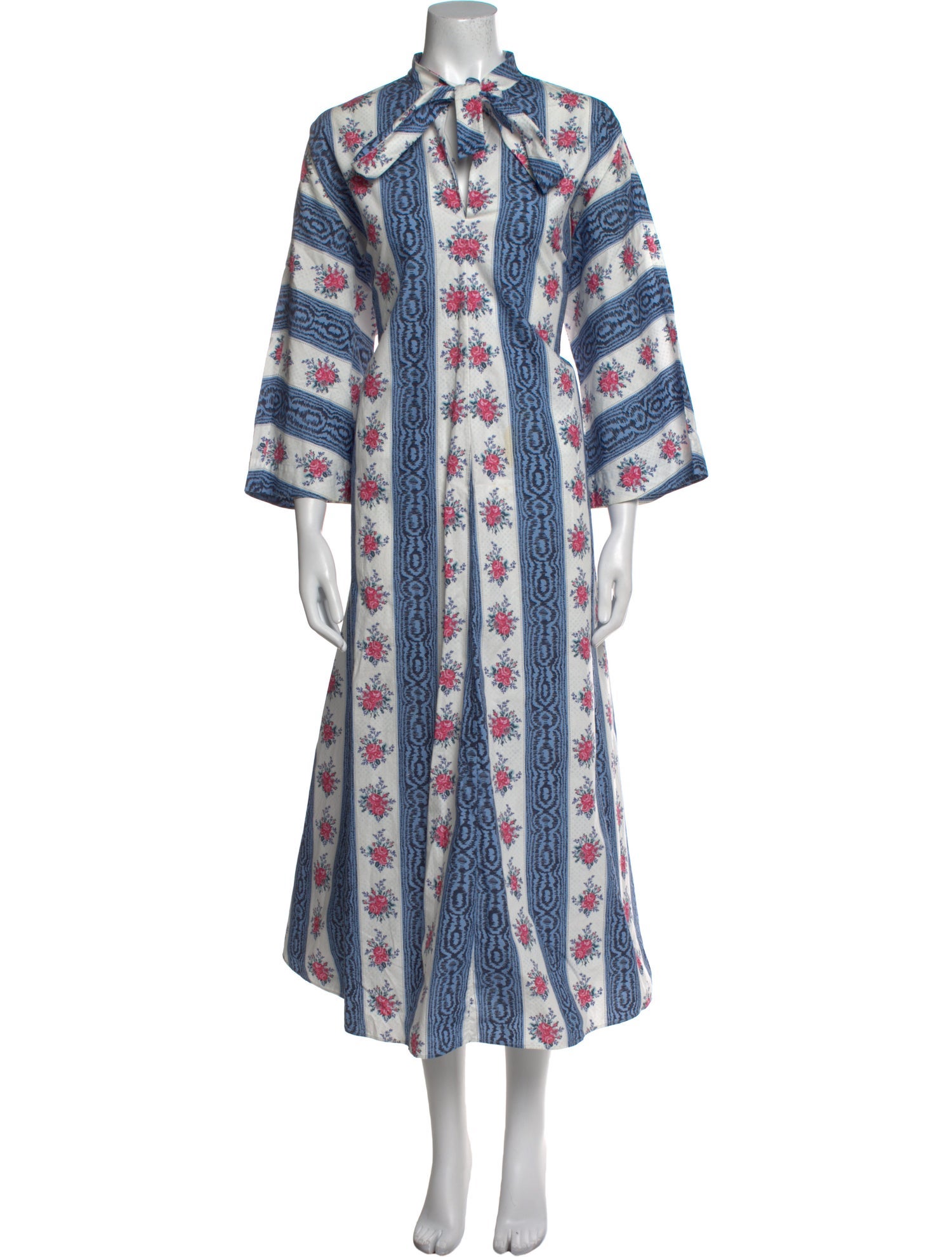 Emilia Wickstead Floral Print Long Dress