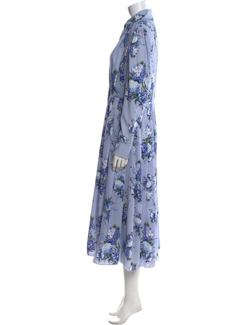 Emilia Wickstead Floral Print Long Dress