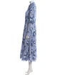 Emilia Wickstead Floral Print Long Dress
