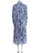 Emilia Wickstead Floral Print Long Dress