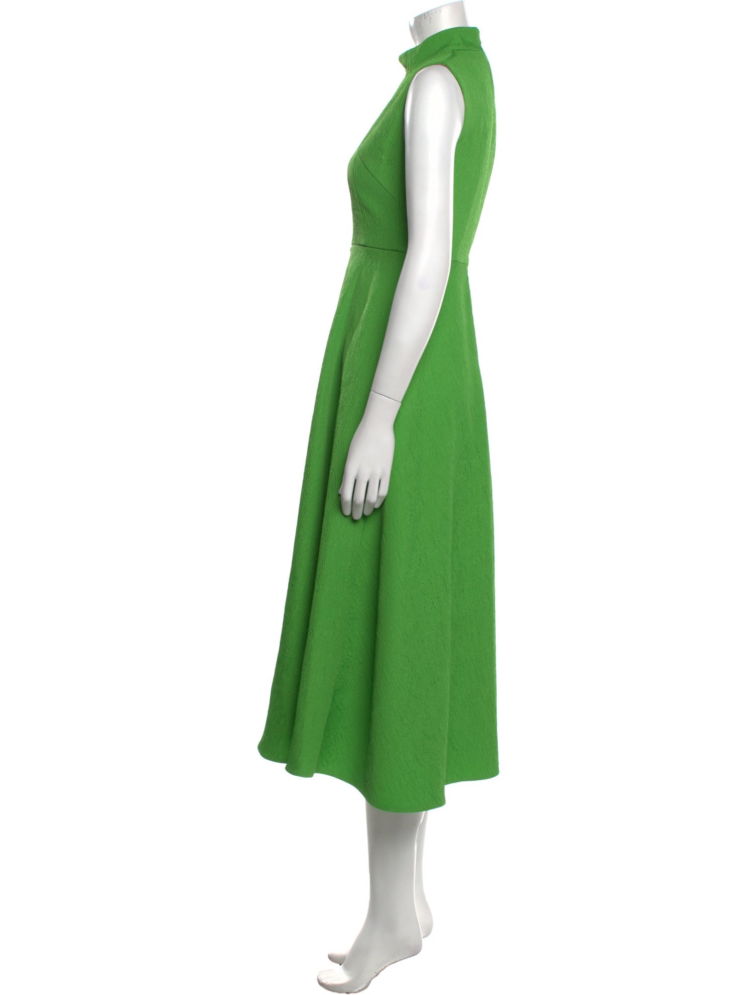 Emilia Wickstead Mock Neck Long Dress