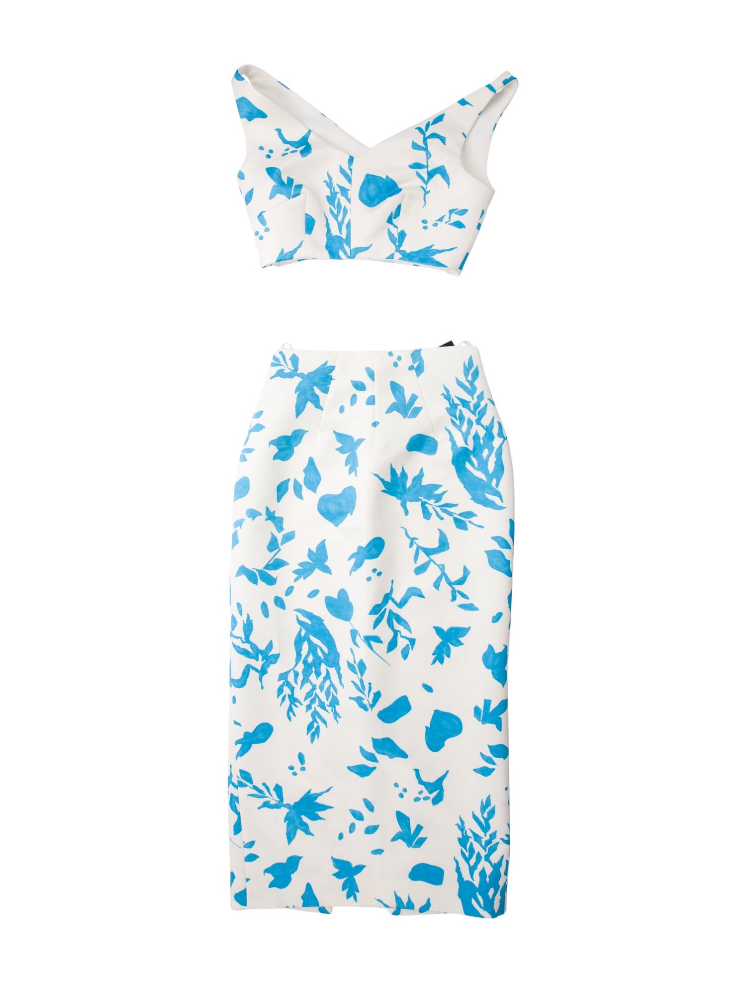 Emilia Wickstead Printed Skirt Set w/ Tags